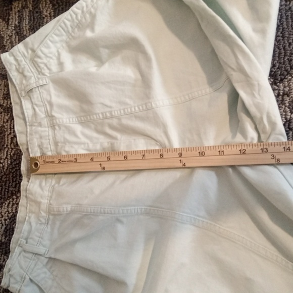 Everlane Mint Green Wide Leg High Waisted Pleated Womens Pants (Flawed) Size 10 - Picture 9 of 13